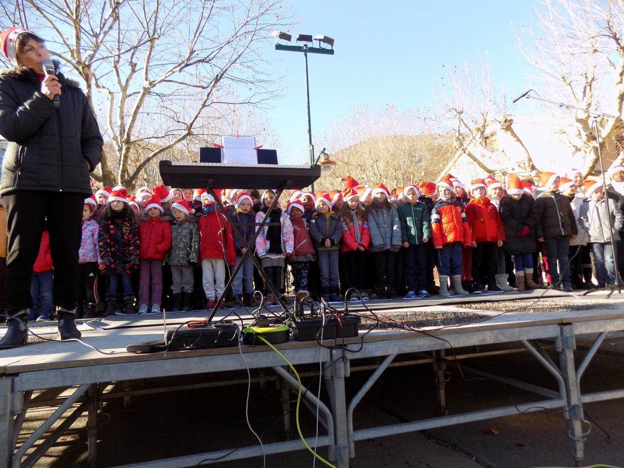 Marché de Noël avec l'école primaire